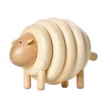 Plan Toys Wooden Lacing Sheep Stacking Toy